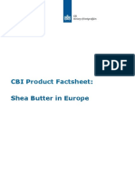 Product Factsheet Europe Shea Butter 2015