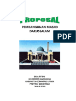Proposal Masjid Darussalam