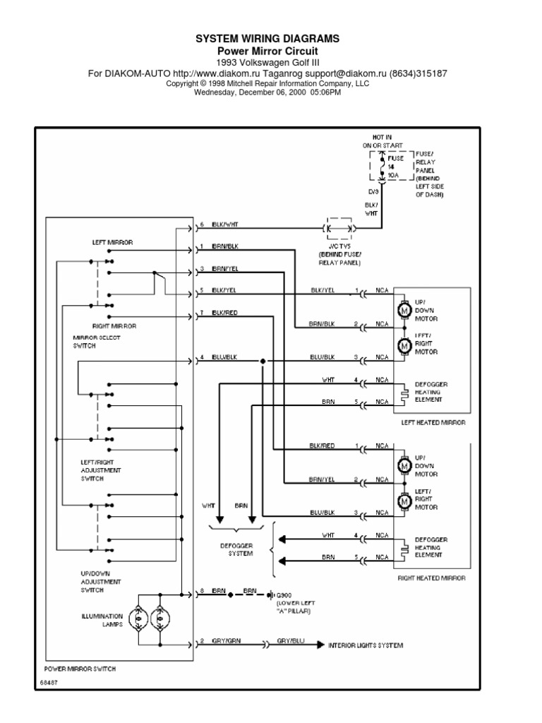 Golf mk3 Wiring Diagram PDF