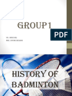 History of Badminton