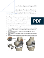 What Should You Ask The Knee Replacement Surgeon Before The Surgery?