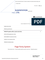 Page Party Line System