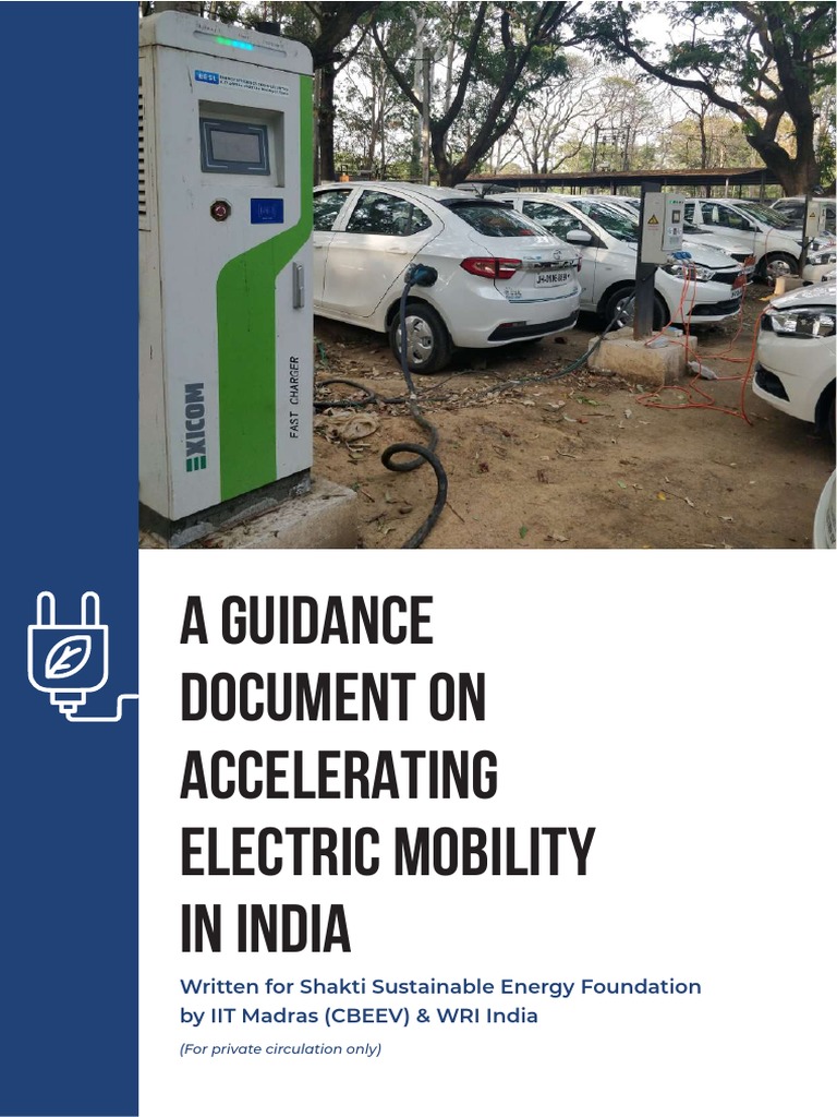 Accelerating Electric Mobility in India - WRI India - CBEEVIITM PDF ...