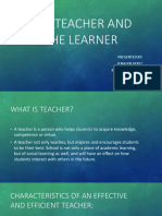 The Teacher and The Learner