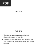 Tool Life and Machinability