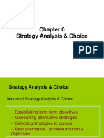 Lecture 6 Strategic Analysis and Choice