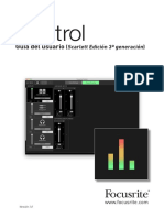 Focusrite Control Scarlett 3rd Gen User Guide - ESP - 0 PDF