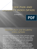 Shoulder Pain and Disability Index (SPADI) Kel. 3