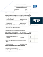 Soal & Kunci Jawaban Penilaian Akhir Semester I