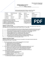 Understanding the Self: Prelim Exam Questions