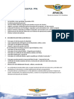 Programa convalidación licencia PCA PPA