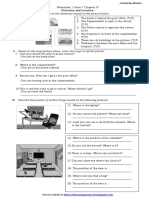 Worksheet Direction and Location 1