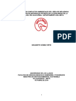 Runillanos M-Ges 0045 Análisis de Los Conflictos Ambientales Del Área de Influencia de Extracción de Materiales Pétreos en La Zona Media de La Cuenca Del Río Guayuriba PDF