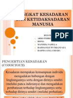 Tingkat Kesadaran Dan Ketidaksadaran Manusia