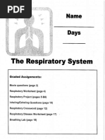 Respiratory System Packet 14 PDF