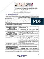 Foca No Resumo Providencias Preliminares e Julgamento Conforme o Estado Do Processo NCPC PDF