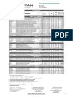 Lista de Precios 2019 - Version 11 Abril Prefabricados Ep PDF