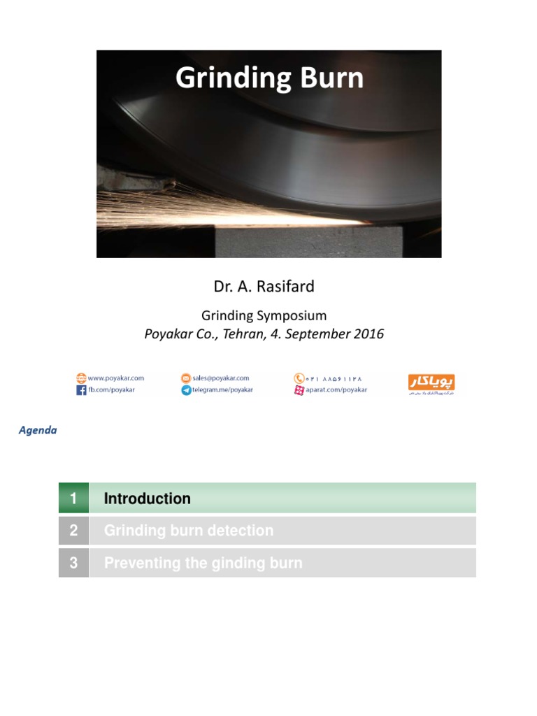 Grinding Burn Test PDF Grinding (Abrasive Cutting) Deformation