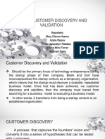 Customer Discovery and Validation