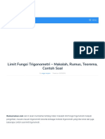 Rumusrumus Com Limit Fungsi Trigonometri