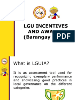 Barangay Incentives and Awards