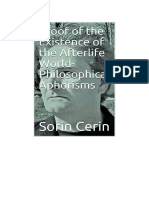  Proof of the Existence of the Afterlife World - Philosophical Aphorisms by Sorin Cerin