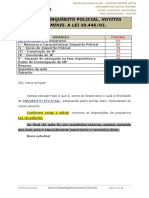 Aula 01 - INQUÃ RITO POLICIAL. NOTITIA CRIMINIS PDF