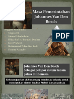 Masa Pemerintahan Johannes Van Den Bosch
