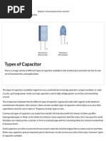 Types of Capacitor and Their Construction PDF