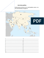 Asia - Harta Politica Lucru