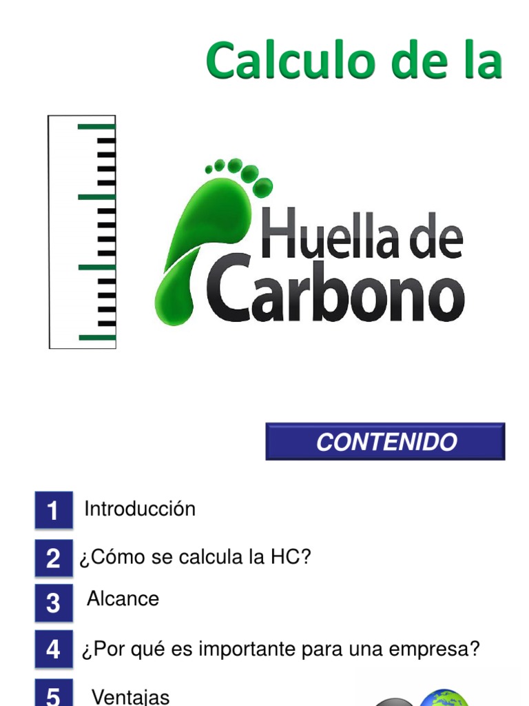 Huella de Carbono PDF | PDF | Huella de carbono | Gases de efecto ...