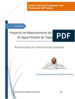 2019 29 04 Plan de Participacin Ciudadana Tegucigalpa PDF
