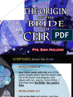 THE ORIGIN of The BRIDE of Jesus Christ