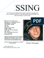 Wamsganz Missing Poster