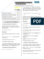 Conjuntos numéricos e intervalos reais