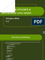 A Circulara A Elementelor Unui Vector