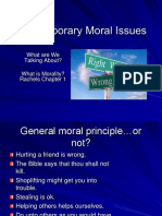 Morality and Reasoning