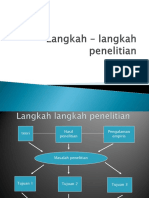 Langkah - Langkah Penelitian