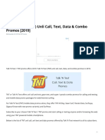 TNT Call, Text & Data Promo List 2019 (Talk 'N Text Guide) PDF