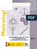 PROCEDIMIENTO PARA LA CALIBRACION DE CAUDALIMETROS DE GASESl.pdf