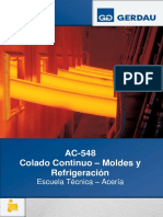 Colada Continua – Moldes y Refrigeración - Cuaderno Del Alumno