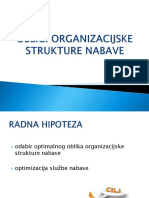 Oblici Organizacijske Strukture Nabave