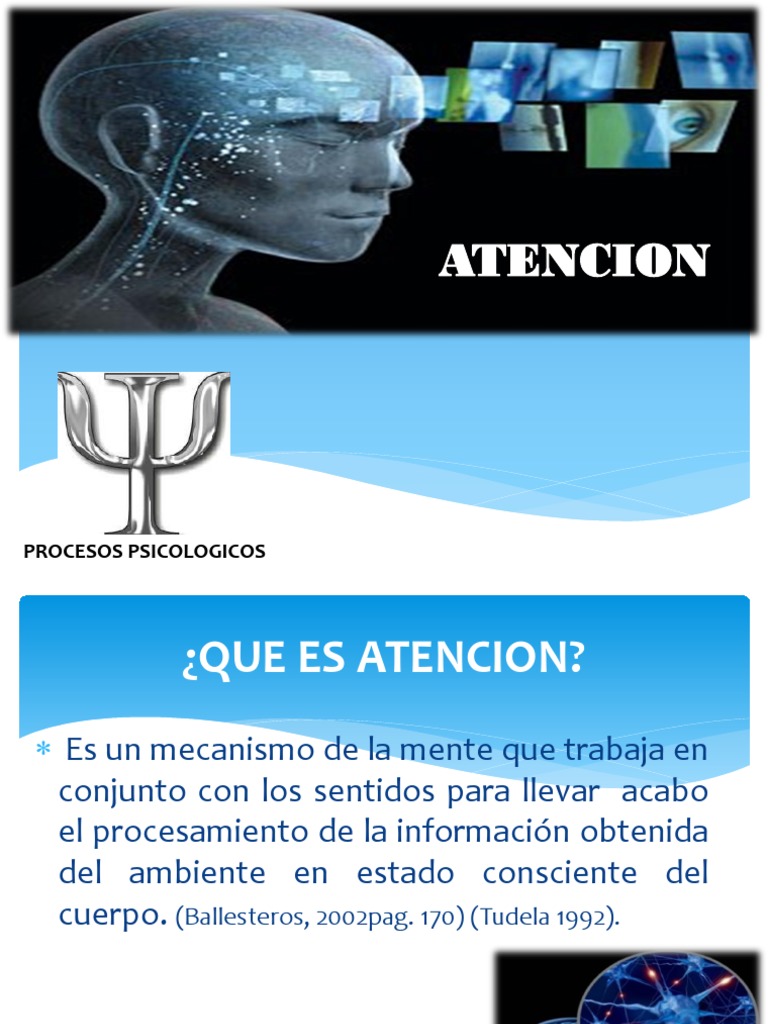 Procesos Psicologicos. Atencion | PDF | Atención | Psicología clínica