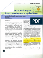 Relaciones Catiónicas y Su Importancia en La Agricultura PDF