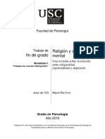 Religión y Salud Mental