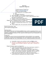 Exercício Drive e Docs Documento PDF