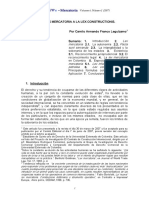 De La Lex Mercatoria A La Lex Constructionis PDF