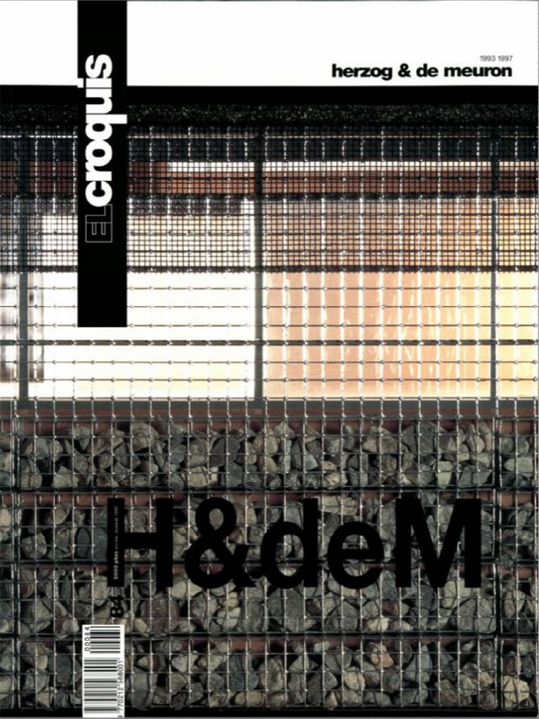El Croquis 84 - Herzog & de Meuron PDF | PDF