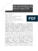 Improcedente desechamiento del amparo indirecto contra CFE.pdf