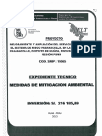 Medidas de Mitigacion Ambiental Pasanacollo PDF